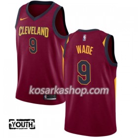 Dres Cleveland Cavaliers Dwyane Wade 9 Nike 2017-18 Crvena Swingman - Dječji